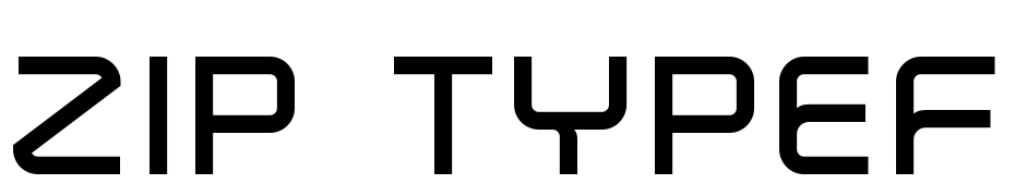 Zip Typeface Demi Bold Yazı tipi ücretsiz indir